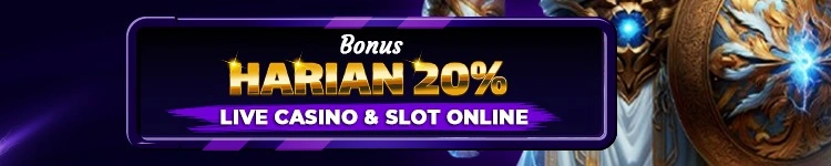 BONUS DEPOSIT SETIAP HARI 20%